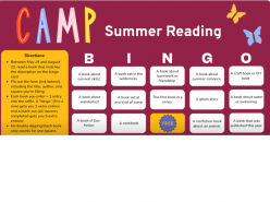 Summer Reading Bingo